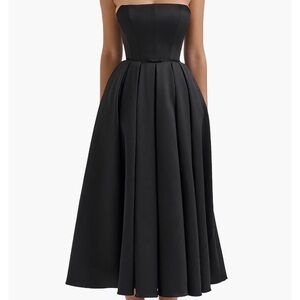 Audrey Strapless Fit & Flare Dress